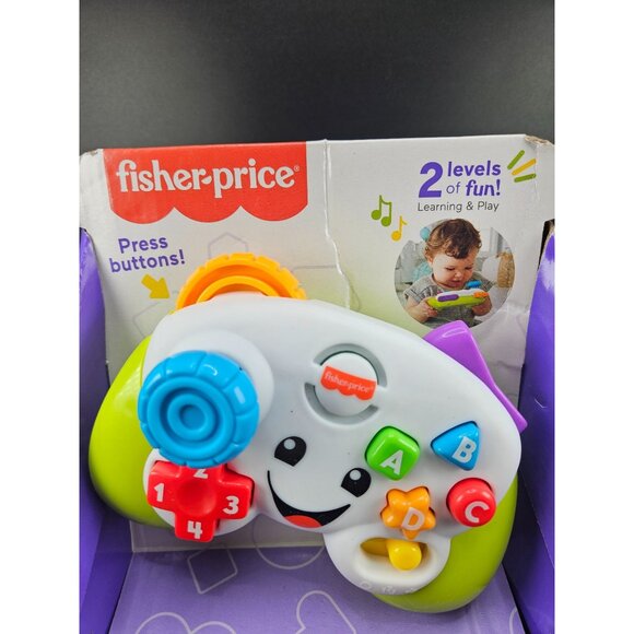 Fisher-Price Laugh & Learn Game & Learn Controller 6-36 Months Teaches Shapes - Picture 3 of 6